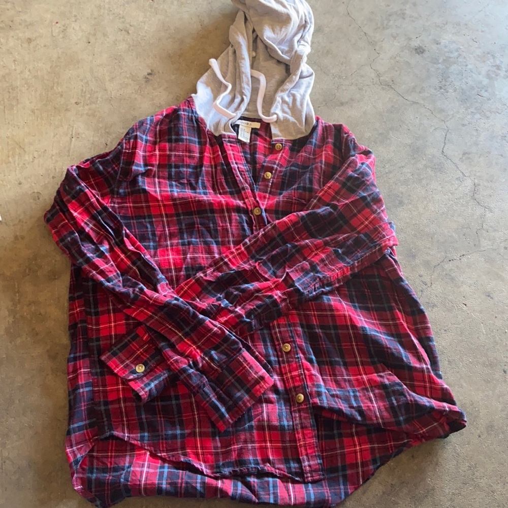 Forever 21 Plaid Shirt Size M